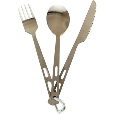 CAO Комплект прибори cao нож, вилица и лъжица с карабинер