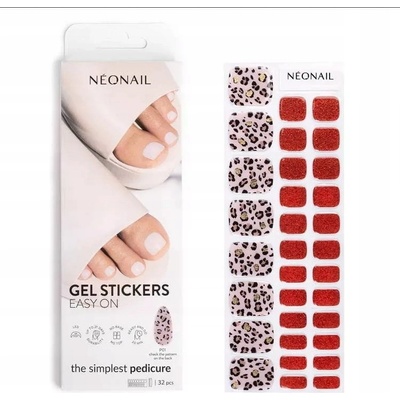 NeoNail Gélové nálepky Easy On P01 pedikúra