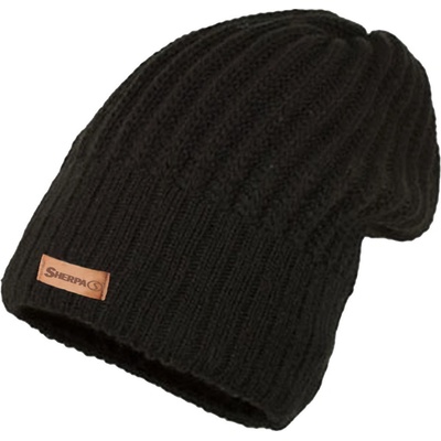 Sherpa zimná čiapka beanie Mono čierna