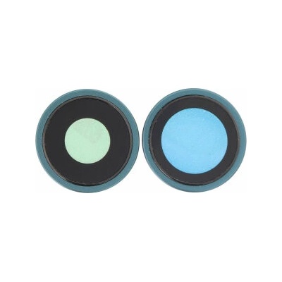 Apple iPhone 16, 16 Plus - Sklíčko Zadnej Kamery s Rámom (Teal) - 2ks, Teal