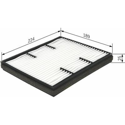 Kabínový filter BOSCH 1 987 432 223