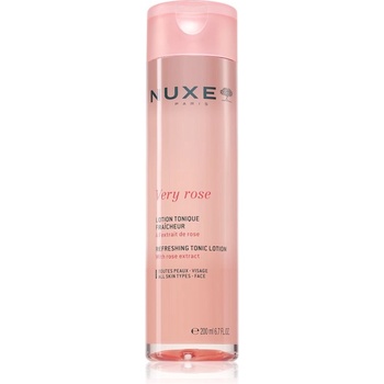 NUXE Very Rose Refreshing Tonic Lotion освежаващ тоник за всички типове кожа на лицето 200ml