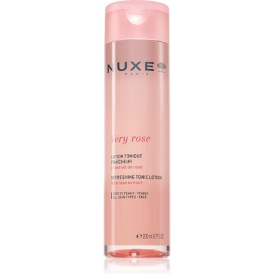 NUXE Very Rose Refreshing Tonic Lotion освежаващ тоник за всички типове кожа на лицето 200ml