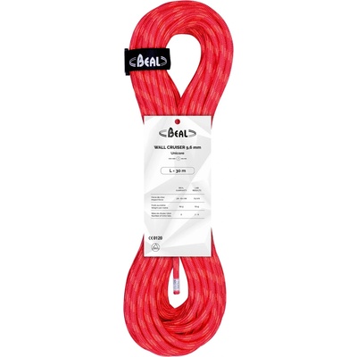 Beal Единично въже Beal Wall Cruiser 9, 6 mm Single rope - Orange - размер 30 m (308-0372-0311)
