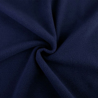 Pro Háčkování Látka polar fleece tmavě modrá