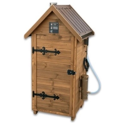 Kalme Elektrická dřevěná udírna s dymboxem 520L hnědá