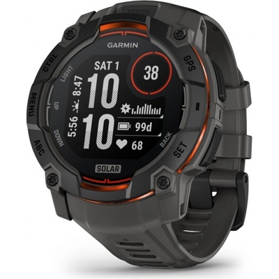 Garmin Instinct 3 50mm Solar Black/Charcoal band 010-02935-00