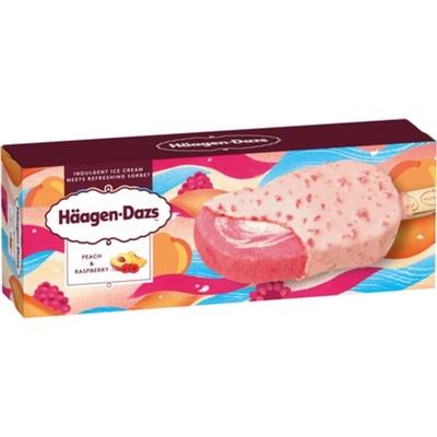 Häagen-Dazs Peach & Raspberry 80 ml – Zboží Dáma