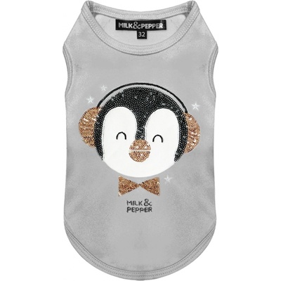 MILK&PEPPER Šedá mikina pro psy Hilda Tee