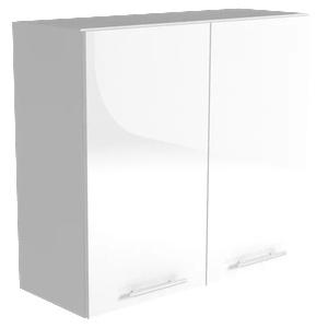Bogdan Furniture Europe Горен шкаф В80/72-Е20, бял гланц