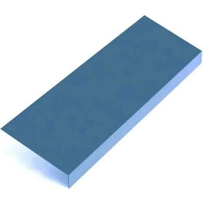 Podkladní okapnice r.š.200mm pozink lakovaný RAL 5010 enziánová modrá s folií dl.2m
