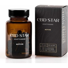 CBD Star Liečivé huby s CBD - aktívne adaptogény, 30 kapsúl