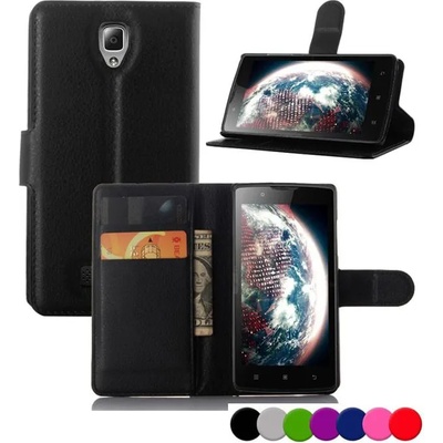 Lenovo A2010 Wallet Кожен Калъф и Стилус