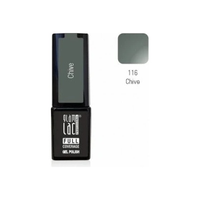 GlamLac Gel lak šedý 116 Chive 6 ml