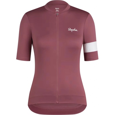 Rapha Women's Core Jersey rose brown/white Dámsky