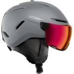 Atomic Ски каска Atomic Savor Visor HD S2 Ski helmet - Limestone / Red HD - размер One Size (418-1615-0312)