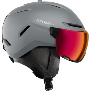 Atomic Ски каска Atomic Savor Visor HD S2 Ski helmet - Limestone / Red HD - размер One Size (418-1615-0312)