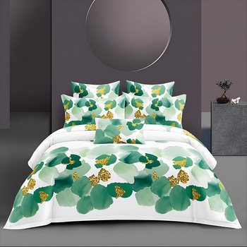 EmonaMall Двулицево спално бельо с ластик EmonaMall, 4 части - Модел S16889 (S16889-12000c)