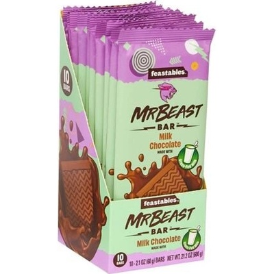 Feastables MrBeast mléčná 10 x 60 g