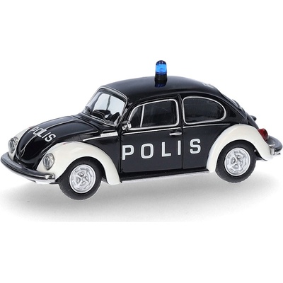 Herpa Volkswagen Beetle 1303 Švédská Policie v 1:87
