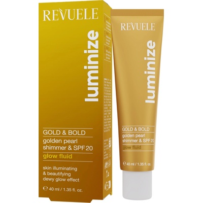 Revuele Luminize rozjasňující fluid SPF 20 Gold & Bold 40 ml