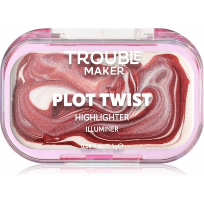 Trouble Maker Plot Twist Cream Highlight tuhý krémový rozjasňovač Earth Turnt Bronze 2 5 g