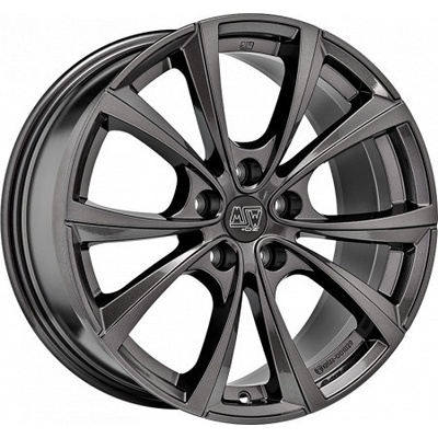 MSW 27T 9,5x19 5x120 ET40 gloss DARK GREY