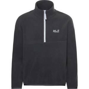 Jack Wolfskin Детски поларен пуловер Jack Wolfskin Kid's Taunus 100 Rebel Halfzip Fleece jumper - Paw Black - размер 164 (EU) (704-6378-0116)