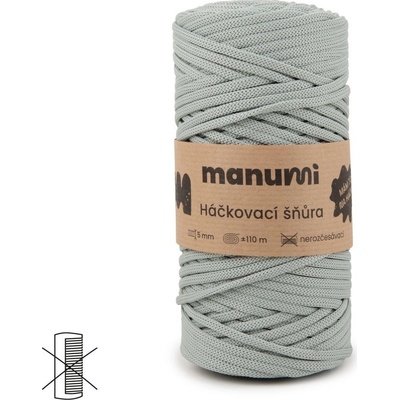 Manumi háčkovací polyesterová šňůra 5 mm pistáciová - 1 ks