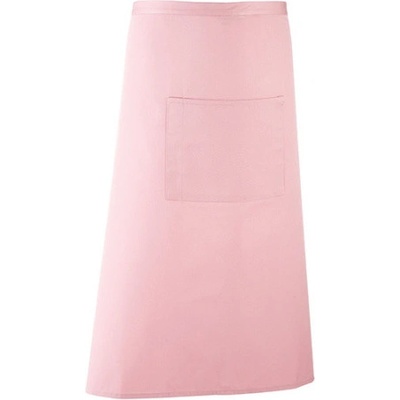 Premier Workwear Pracovná zástera s vreckom PR158 Pink Pantone 1895 90 x 80 cm