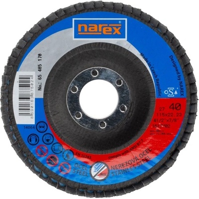 Narex 65405170 LK 115x22,23 27 ZA 40 Lamelové kotouče