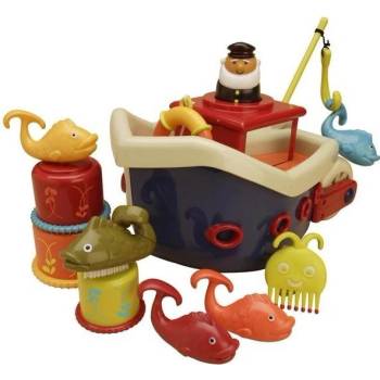 B.toys loď s kapitánem Fish & Splish