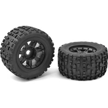 Team corally Гуми с джанти Team Corally Monster Truck Tires XL4S Grabber Glued on Black Rims 1 pair C-00180-632 (C-00180-632)