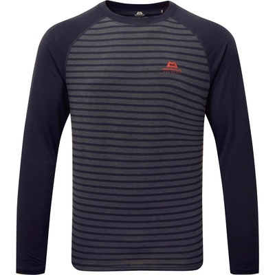 Mountain Equipment Мъжка блуза с дълъг ръкав Mountain Equipment Redline L/S Tee Longsleeve - Cosmos Stripe / Cosmos - размер XXL (216-3829-0215)