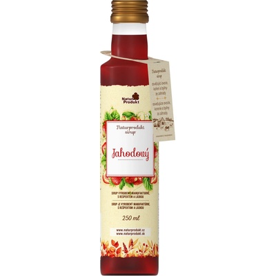 NaturProdukt Sirup jahodový 250 ml