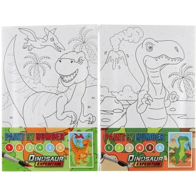 LAMPS Malování podle čísel dino