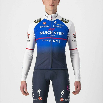 Castelli Quick-Step Alpha Vinyl 2022 LS Thermal Belgian Blue