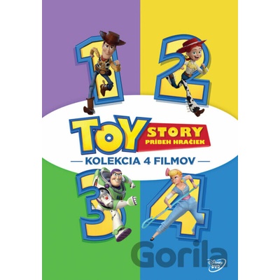 Toy Story Príbeh hračiek kolekcia 1.- 4. SK DVD