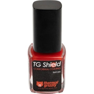 Thermal Grizzly Защитен лак Thermal Grizzly Shield, 5ml, червен (TG-ASH-050-RT) - jarcomputers