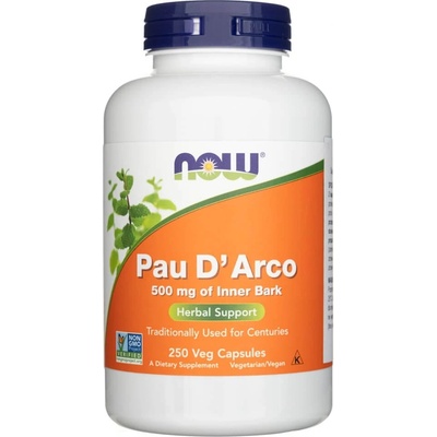 Now Foods Foods Pau d'Arco 500 mg 250 kapslí