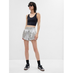 GAP Спортни къси панталони GapFit с висока талия GAP GAP | Siv | ЖЕНИ | XS