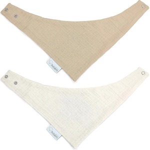 Albero Mio Муселинови бандани Albero Mio - 2 броя, Biscuit Beige (307204) - baby