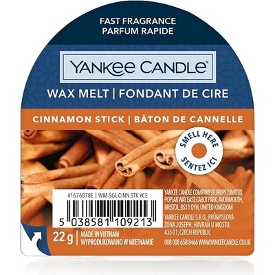 Yankee Candle Cinnamon Stick vosk do aromalampy unisex 22 g