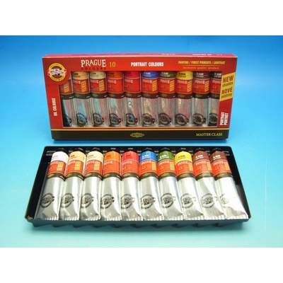 Koh-i-noor barvy olejové PRAHA/portrét souprava 10 x 40 ml – Zboží Dáma