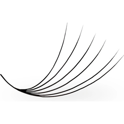 Luxury Lashes 6D Řasy Premium v hotovém vějířku 1 000 Ks Zakřivení umělých řas: C, Délka umělých řas: 8 mm, Tloušťka řas: 007