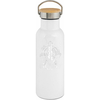 123TRIKO termoska Basový král, bílý potisk 500 ml