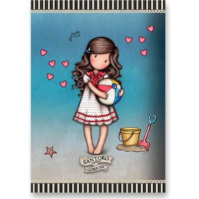 Santoro Školní sešit Gorjuss A5 linkovaný mix motivů – Zboží Dáma