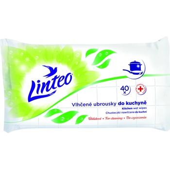 LINTEO Satin Vlhčené ubrousky do kuchyně 40 ks