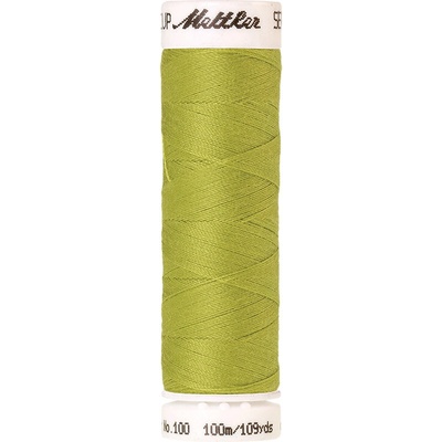 Nitě SERALON 100m na univerzální šití, polyester AMANN Mettler - více barev 6677: 1147 zelenožlutá
