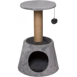 DUVO Juniper катерушка и драскалка за коте, с къщичка, 35х35х56, 5 см, Белгия - 431/442005